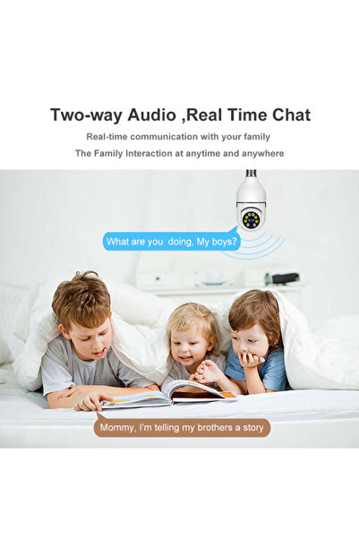 SprintMag Smart Bulb Surveillance Camera, WIFI Bulb 2.4 GHz 1080 Full HD Android/IOS Application, Baby Monitor