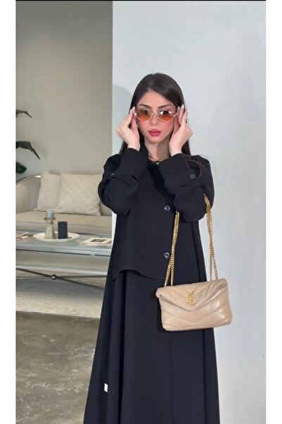 Korean Practical half-circle abaya in luxurious royal internet fabric