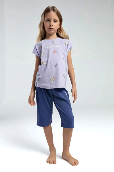 U.S. Polo Assn. Girls' Capri Suit - Lila