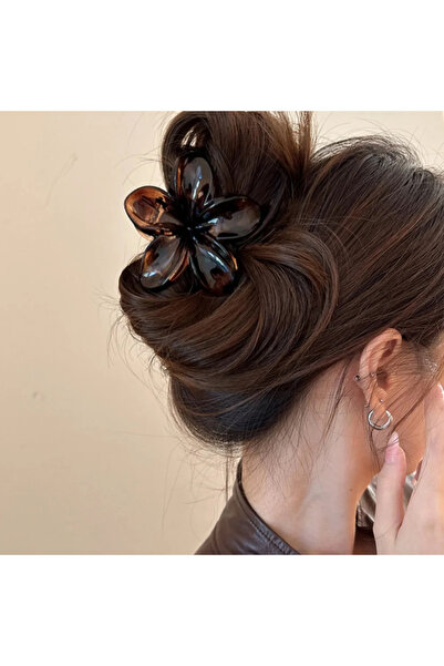 GÜLPEŞE Large Size Leopard Detailed Floral Buckle Aloha