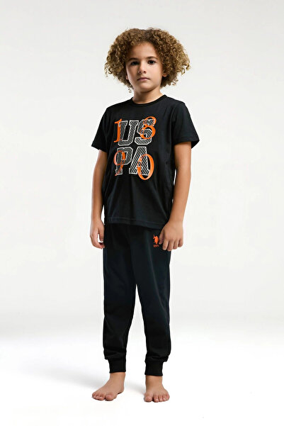 U.S. Polo Assn. Men's Waiter Pajama Set - Black