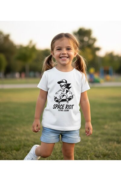 Tiny and Co تي شيرت مطبوع بتصميم Space Riot للجنسين