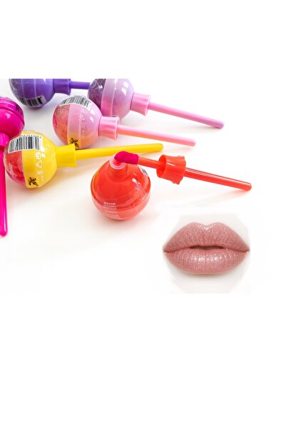 Minia Lolipop Lip Balm Simli Şeffaf