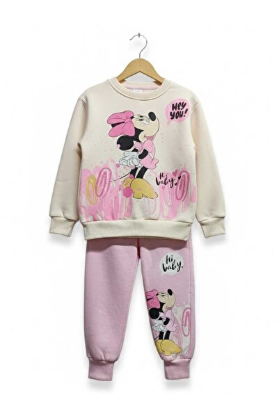 NiLi Girls' Winter Three-String Set Fleece-Lined 2-Piece Set