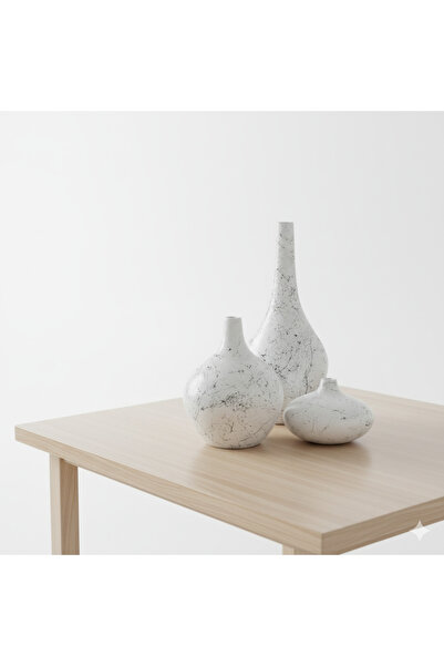 sfs elektrik مزهرية زخرفية من 3 قطع