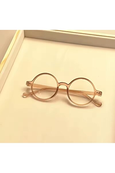 lenzio Round fashion colorful model harmful light blocking screen reading glasses