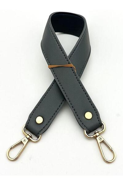 angel çanta aksesuar Gray Color 42X2.5 cm Hooked Handle Light Gold Metallic