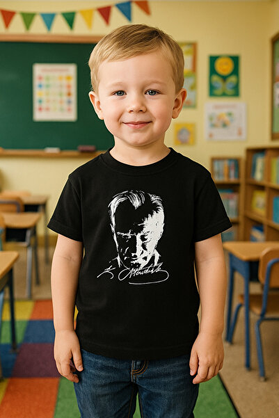 babynow Παιδικό μπλουζάκι BabyNova με στάμπα Atatürk