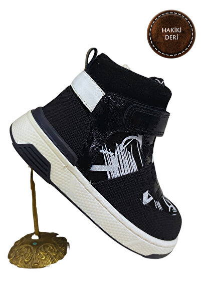 şenler bebe world kids Children-Baby Boots Genuine Leather Orthopedic Sole Stylish Comfortable