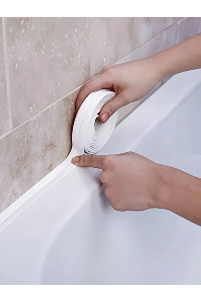 unbranded 5 meters of waterproof adhesive tape, easy to apply, a sealant suitable for bathrooms and kitchens.