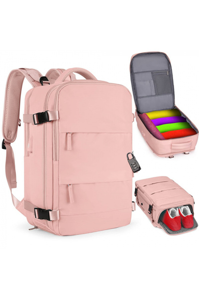 AVA-STARS Women's Travel Backpack - Shoe/Wet Clothes Compartment, 17\" Laptop, Waterproof, USB, Anti-theft Loc