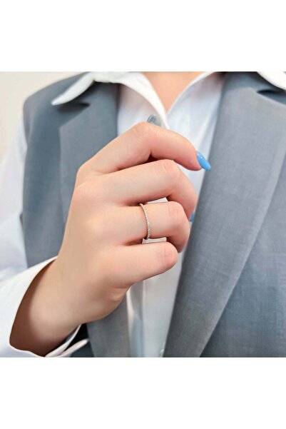 Bijuteria SORELLY 14k Rose Gold Eternity Ring with 0.081ct Diamonds Size 12