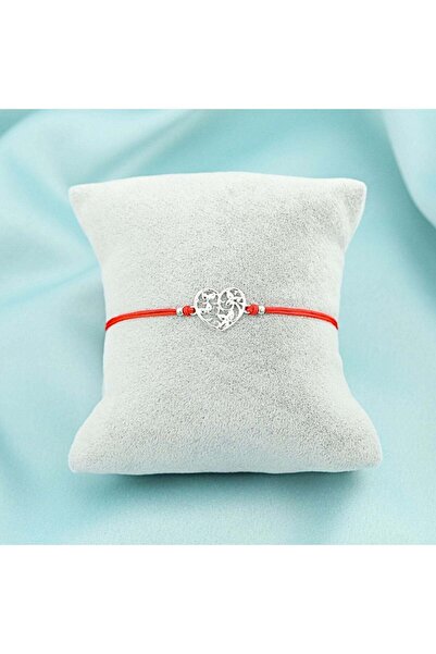 Bijuteria SORELLY Brățară din șnur cu inimă din argint