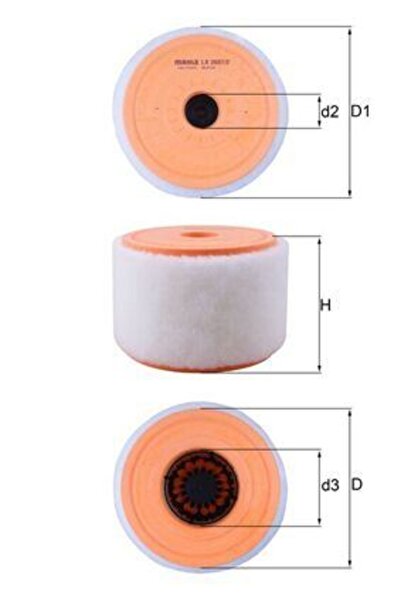 MAHLE فلتر هواء A6 2.0 TFSI-TDI 2011 >