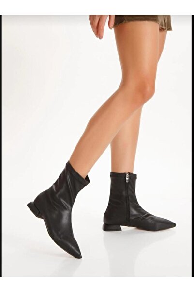 City steps kısa bot streç kısa topuklu