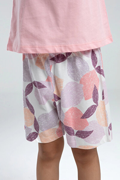 Rolypoly Girl shorts set - salmon