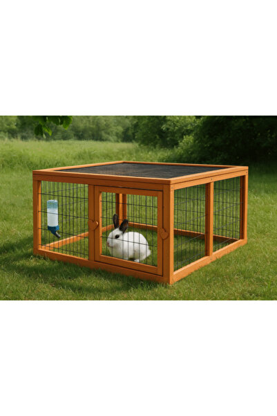 Flower Design Alpine Outdoor Run for Rabbits and Rodents