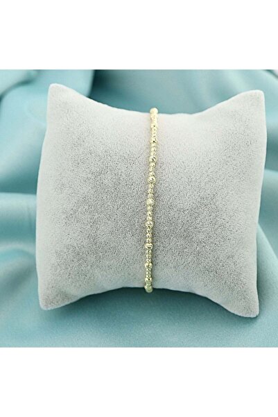 Bijuteria SORELLY Brățară din argint placată cu aur și mărgele striate