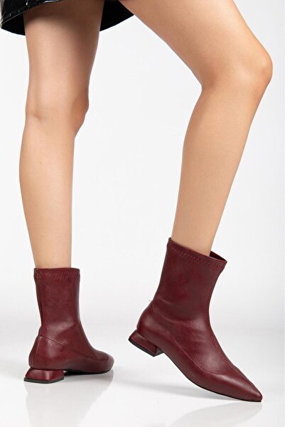 City steps kısa bot streç kısa topuklu