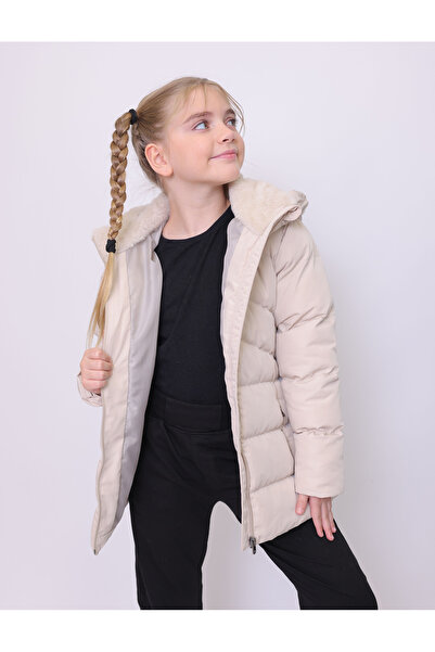 PIQUE Children's coat Hooded inflatable girl's coat