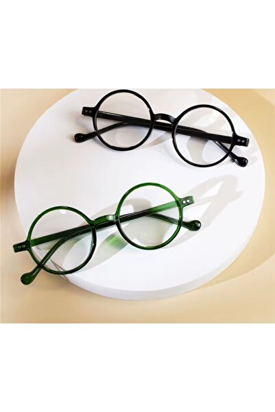 lenzio Round fashion colorful model harmful light blocking screen reading glasses
