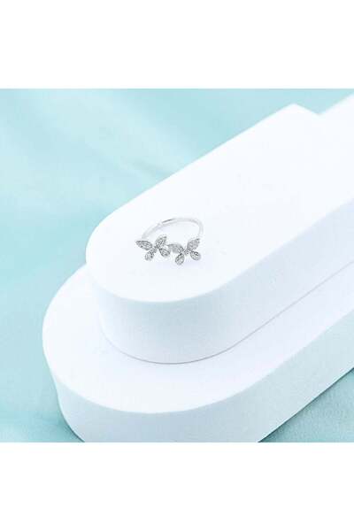 Bijuteria SORELLY 14k White Gold Ring with Diamonds 0.126ct Size 14