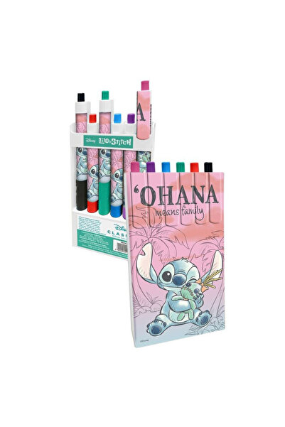Stitch Disney Lilo și Cheeky set de stilouri colorate de 6