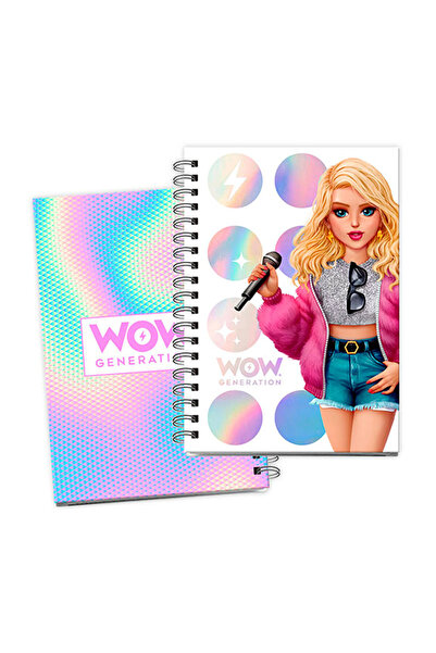 WOW Generation Caiet dictando Sing A5 cu autocolante