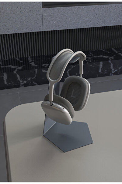 alfams by fmsa Metal Desktop Headphone Stand, Modern Minimal Design, Headphone Hanger with Non-Slip Base (24cm)