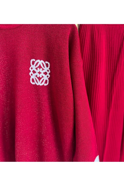 Kirazca Butik Women's Glittery Striped Knitwear Double Set