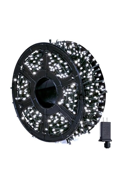 OEM Linear Christmas light installation, 100 m, 480 LEDs, 8 effects, outdoor/indoor, cool white