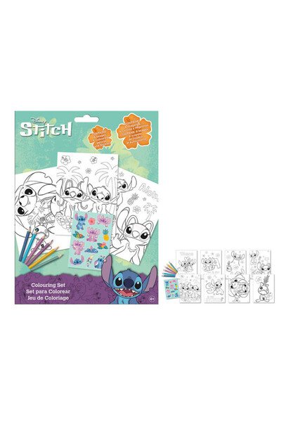 Stitch Σετ ζωγραφικής Disney Lilo και Stitch με αυτοκόλλητα