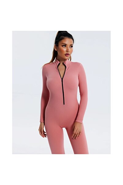 FITINT Salopetă fitness roz pentru femei – 168