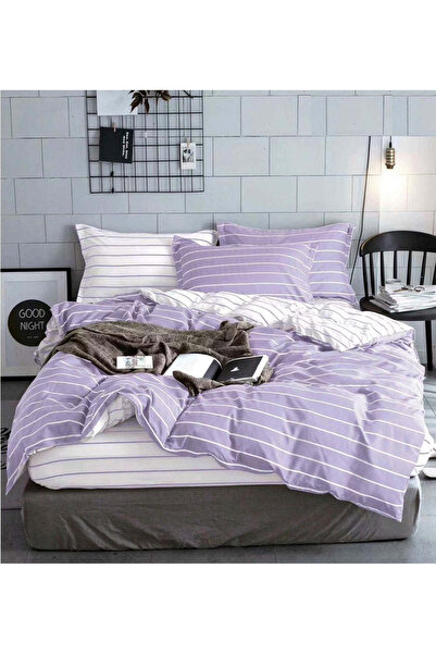 Pucioasa Double bed linen, reversible design, 4-piece set made of Superior Satin Cotton (code SA-95)