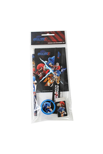 Sonic Hype Man Hedgehog Stationery Set, 5 pcs