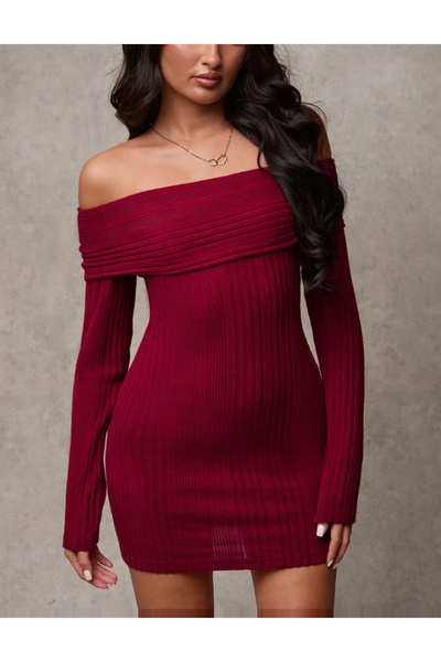 Sheya Shein mini dress, red