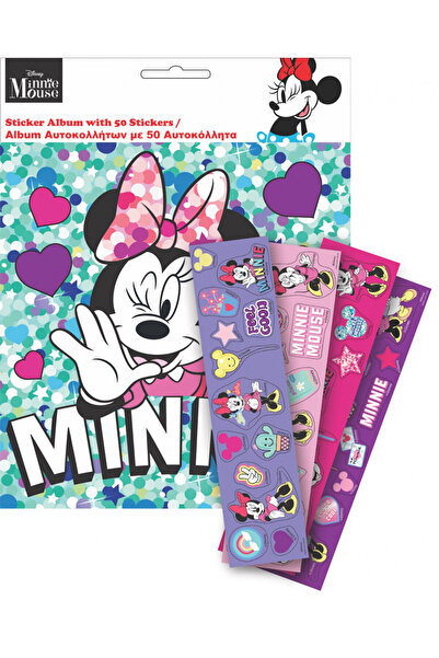 Minnie Mouse Disney Minnie Looking sticker album with 50 stickers