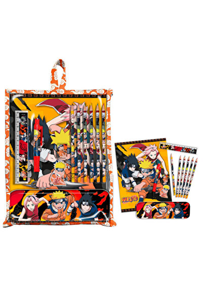 NARUTO set de papetărie cu suport