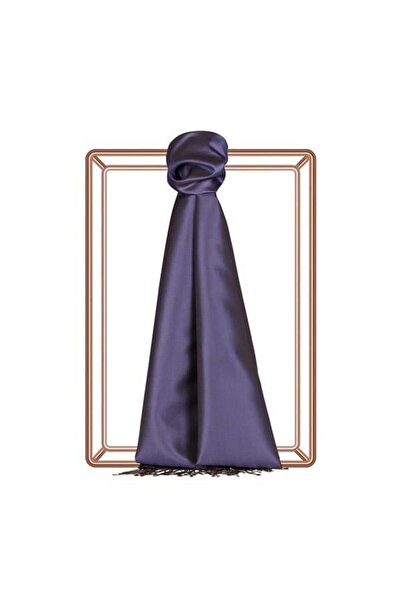 ipekevi Двустранен копринен шал - виолетов