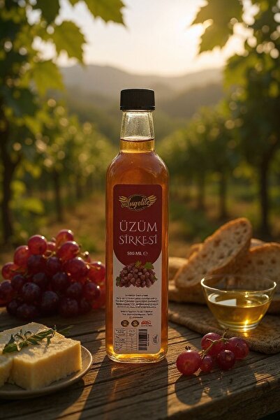 Angelite Doğal Üzüm Sirkesi 500 ml – Katkısız & El Değmeden Fermente – Gelene...