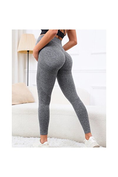 FITINT Women's push-up sports leggings Gray – 069