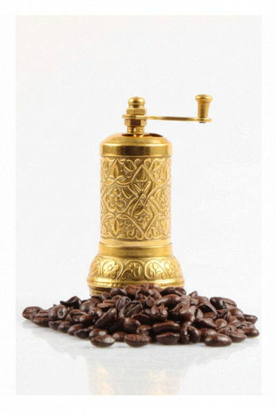 Leyaton Ieg Ottoman Motif Coffee and Spice Grinder Yellow Lwlhm-Rsieg4356