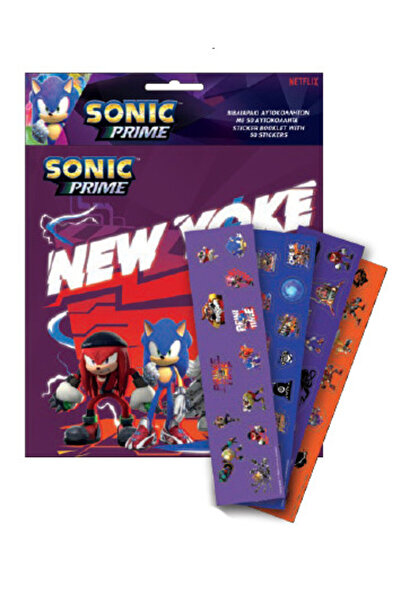 Sonic New Yoke Hedgehog sticker album with 50 stickers