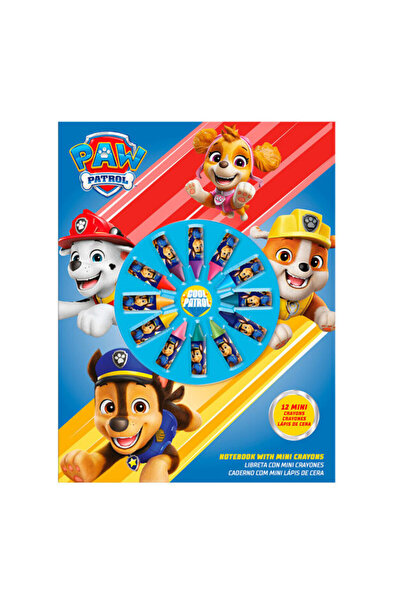 PAW PATROL Patrula Cățelușilor Duty Calls caiet + set mini creioane cerate