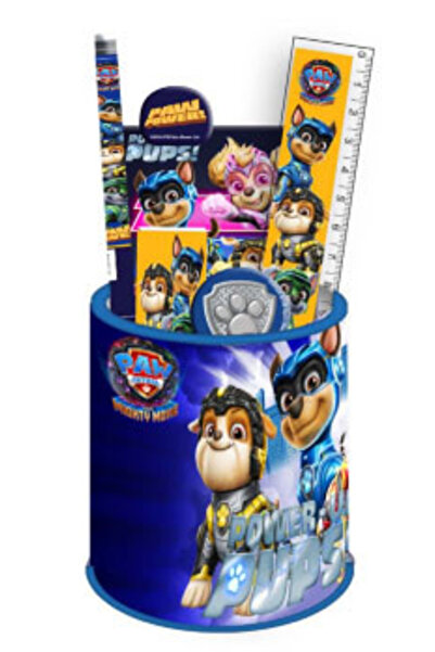 PAW PATROL Patrula Cățelușilor Power Up Set de papetărie de 7 bucăți