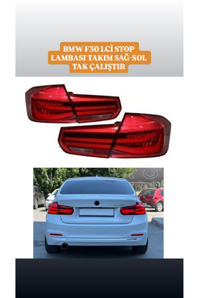 WAGENBURG BMW 3 SERİSİ F30 LCİ STOP LAMBASI TAKIM SAĞ-SOL TAK ÇALIŞTIR MODEL