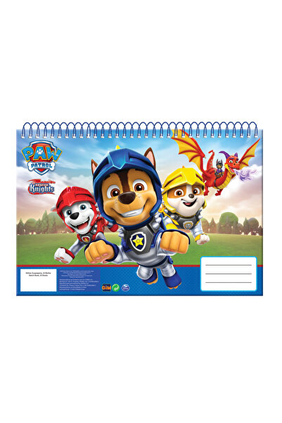 PAW PATROL Patrula Cățelușilor Knights Carnet de schițe spiralat A/4, 30 file