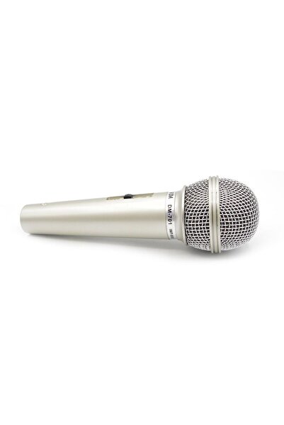 SmartElectro Wired Microphone, 2.6m, Metallic Gray, for Karaoke, Conferences, Interviews