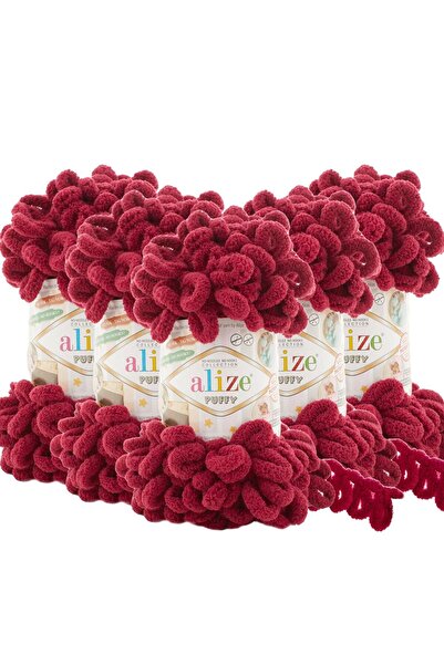 Alize خيوط حياكة يدوية منتفخة (عبوة من 5 قطع) 100 جرام