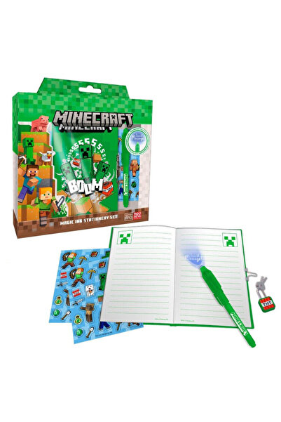 MINECRAFT Boom set jurnal + stilou magic